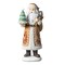 Set of 2 11.5"H Resin Christmas Gingerbread Santa Table Decor